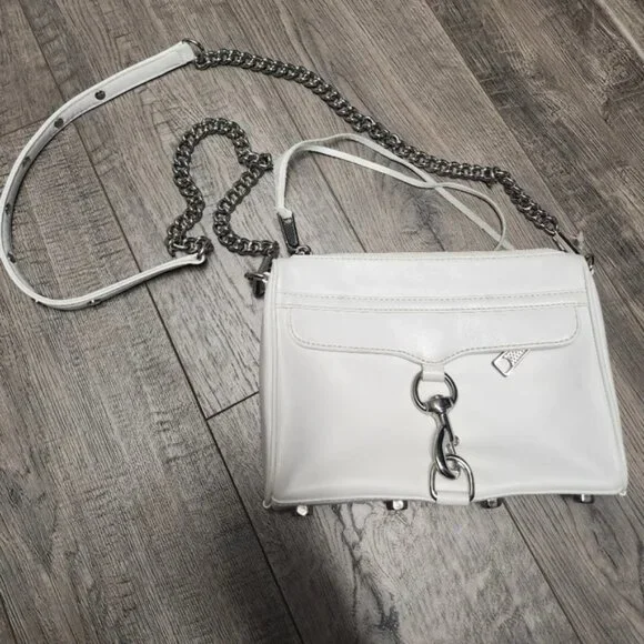 Rebecca Minkoff Mini Mac Bag - White - Genuine Leather - Picture 2 of 5